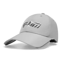 PGM 1 Piece Summer Breathable Caps Retractable Visor Hat Male Anti-Sweat Beach Hat Black