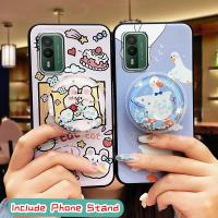 Soft Case Silicone Phone Case For Nokia XR21 glisten Durable Cartoon Fashion Design Dirt-resistant protective Kickstand