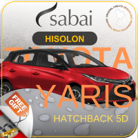 SABAI ผ้าคลุมรถยนต์ TOYOTA YARIS Hatchback 5 Doors 2017 เนื้อผ้า HISORON แข็งแกร่ง ทนทาน นานจนลืมเปลี่ยน #ผ้าคลุมสบาย ผ้าคลุมรถ sabai cover ผ้าคลุมรถกะบะ ผ้าคลุมรถกระบะ