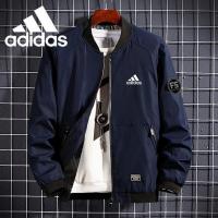 Adidas เสื้อแจ็กเก็ตบอมเบอร์ คอกลม กันลม กันน้ํา ทรงหลวม ระบายอากาศ ขนาดใหญ่ ทนต่อการเสียดสี 2022