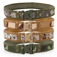 Holiday Discounts Fashion Mens Tactical Belt Military Nylon Belt Outdoor Multiftional Training Waistband High Quality Camouflage Waist Straps