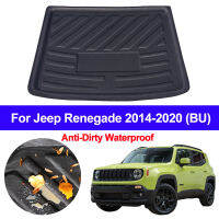 Car Auto Rear Trunk Mat Cargo Luggage Tray Boot Liner Car Floor Cape For Jeep Renegade 2014 2015 2016 2017 2018 2019 2020 BU