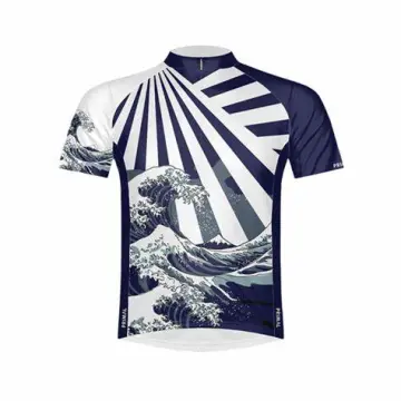 PRIMAL Evo Cycling Jersey White and Blue