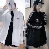 ลดล้างสต๊อก ส่วนลด 50 สำหรับคุณ☇▦❄ เสื้อแจ็คเก็ตลำลอง Adidasสำหรับผู้ชายและผู้หญิง（สวมใส่ได้40KG-72KG)ผู้ชายผู้หญิงใส่ได้หมด