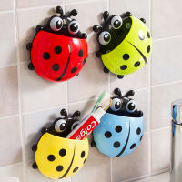 1pcs Ladybug Toothbrush Holder Toothpaste Holder Bath Toy Sets Tooth Brush Container Cute Toys For Children Kids Funny Gifts