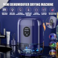 Household Dehumidifier Mini Air Dryer Moisture Absorber Air Purifier For Bedroom Kitchen Ultra-quiet 1000ML 40W