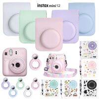 （misty shop）กระเป๋าอุปกรณ์เสริมกล้องกล้องสำเร็จรูป Fujifilm Instax Mini 12,เหมาะสำหรับเคสโปร่งใส/เลนส์เซลฟี่/Tali Bahu/สติกเกอร์