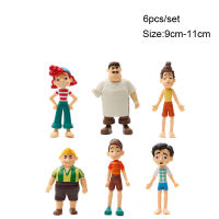 New 5pcsset 10cm Anime Luca Alberto Action Figure Toys Sea Monster PVC Toy set for Children Christmas Gifts