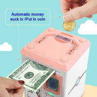 ATM Machineของขวัญเด็กเด็กElectronic Miniกล่องความปลอดภัยรหัสผ่านChewingเหรียญCash Piggy Bank hot sell