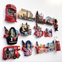British London Tourism Memorial Fridge Stickers Kettle Fridge Magnet Collection Gifts 3d Cute Message Board Reminder Refrigerator Parts Accessories