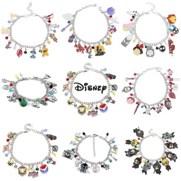 Disney Marvel Spider Man Bracelet Hello Kitty Jewelry 100th Anniversary 925  Silver New Spider-Man Marvel Series DIY Silver Gift