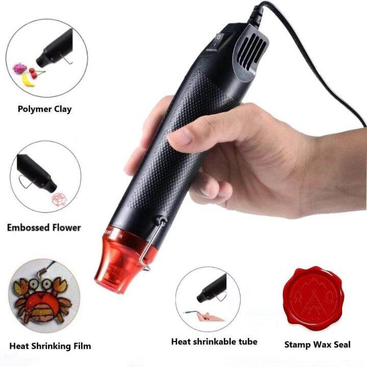 vgi DIY uses a heat gun, electric heat gun, hair dryer, welding