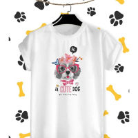 เสื้อยืดลาย น้องหมา A cute dog