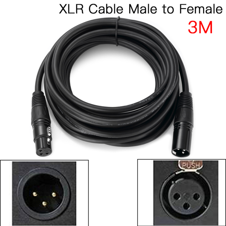 XLR Cable Male to Female M/F OFC Audio Cable Shielded For Microphone