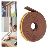 6 Meter Foam Self Adhesive Window Door Seal Strip Bottom Size 9 x 4mm Decorative Door Stops