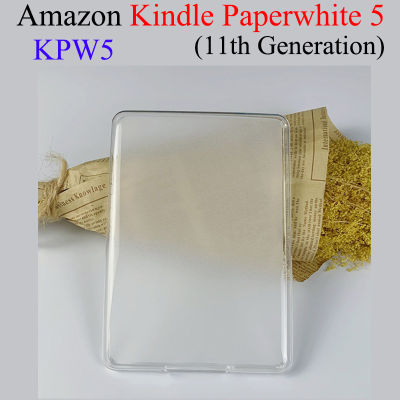 สำหรับ Amazon Kindle Paperwhite 5 6.8 11th Generation KPW5ซิลิคอนกรณีสำหรับ Kindle Paperwhite5 6.8 Soft TPU Cover