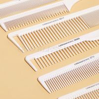 ；‘【；- Professional Hair Dye Comb One-Way Weave Highlighting Foiling Sectioning Highlight Cutting Combs Salon Hairdressing Tool