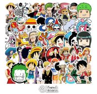 ʕ •ᴥ•ʔ ✿ พร้อมส่ง : สติ๊กเกอร์กันน้ำเซ็ทตัวละครการ์ตูนวันพีช | One Piece Character Waterproof Decoration Sticker.