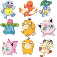 hot【DT】 Pikachu Charmander Bulbasaur Anime Cartoon Personality Stickers Motorcycle Sticker