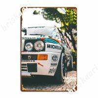 Lancia Hf Integrale Martini Racing Metal Signs Wall Decor Home Club Home Decoration Tin sign Posters Pipe Fittings Accessories