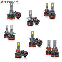 DSstyles หลอดไฟไฟหน้ารถมอเตอร์ไซค์แบบ LED A3 ZES-3570LED หลอดที่เปลี่ยนไฟหน้า60W 6000K IP68กันน้ำได้แพ็คไว้50000ชั่วโมงสำหรับ2ชิ้น