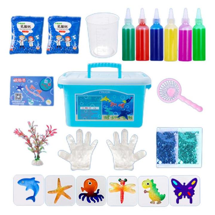 handmade-water-toys-kit-water-sensory-toys-for-kids-shape-mold-handmade-water-elves-toy-diy-marine-life-creature-toys-for-kids-birthday-efficient