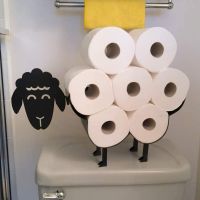 Sheep Decorative Toilet Paper Holder Bathroom hardware Tissue Storage Toilet Roll Holder Bathroom accessories Iron Paper Storage Toilet Roll Holders