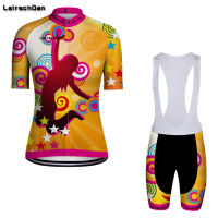 SPTGRVO Womens Cycling Jersey Set Summer Quick Dry Cycling Clothing Mountain Bike Clothing Ladies Cyclist Outfit culotte mujer