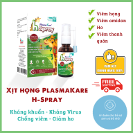 XỊT HỌNG PlasmaKare H-Spray 30ml - Giảm nhanh đau rát họng thumbnail
