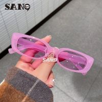 【ขายส่ง】Cod (San9) แว่นตากันแดดแฟชั่น กรอบเล็กน่ารัก สีเจลลี่ สไตล์เร Uv400