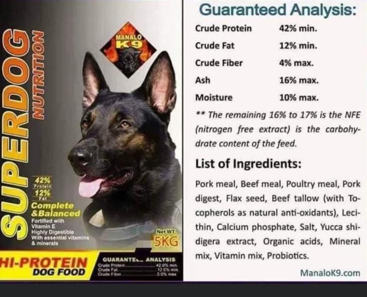 SDN 1kg [SUPERDOG NUTRITION] Dry Dog Food For All Ages [100 FRESHLY