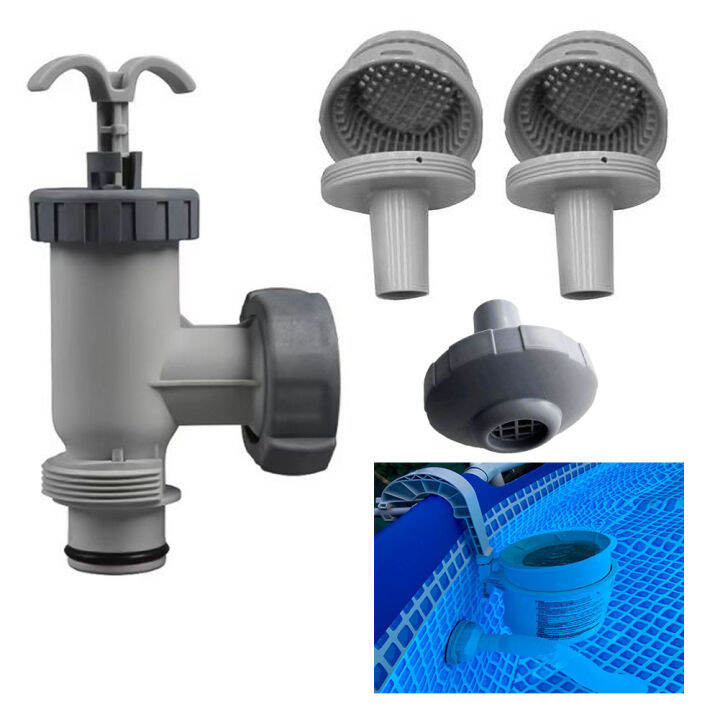 Intex Pool Ventil Set - 2 Stück Ersatz Für Filterpumpen 10747