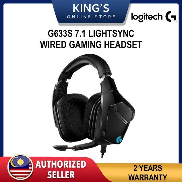 LOGITECH G633S 7.1 LIGHTSYNC SURROUND SOUND GAMING HEADSET | Lazada