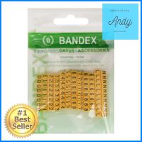 เคเบิ้ลมาร์คเกอร์ BANDEX BM1-MT MIX (0-N)CABLE MARKER BANDEX BM1-MIX-100-MT YELLOW **คุณภาพดี**