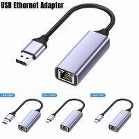 Type-C PC USB Ethernet Adapter Network Card Internet USB 1000Mbps3.0 Wired Card RJ45 Type-C Gigabit 2.5G for Laptop Xiaomi Box  USB Network Adapters