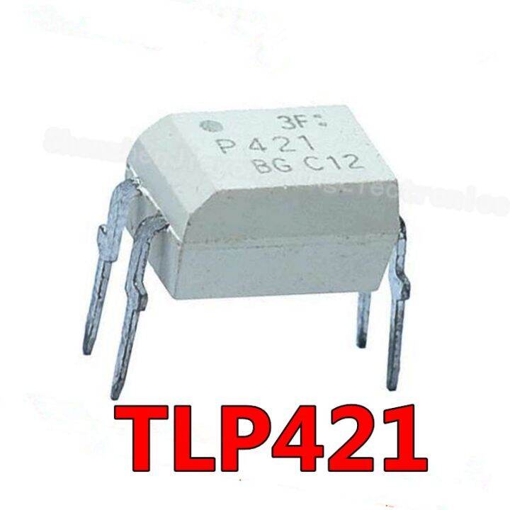 10pcs/lot of P421 TLP421 P421GR DIP 4 optocoupler favorable GaAs Ired ...