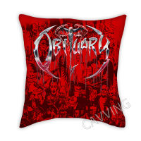 Obituary Rock 3D Print Polyester Decorative Pillowcases Throw Pillow Cover Square Zipper Pillow Cases Fans Gifts Home Decor.