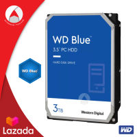 WD Blue 3TB HDD ปกป้องข้อมูลเป็นพิเศษ Harddisk สำหรับ Application สำนักงานและเว็บ (WD30EZAZ) Hard Drive ฮาร์ดดิสก์ 3.5 นิ้ว เย็นและเงียบ HDD BLUE 3TB 5400RPM SATA3(6Gb/s) 256MB ประกัน Synnex 3 ปี internal ฮาร์ดดิส harddrive ฮาร์ดไดรฟ์ wd internal harddisk