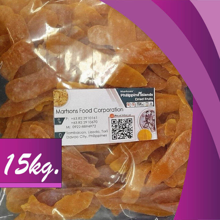 Dried Mango JELLY (15kg in clear plastic bag) Lazada PH