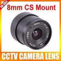 HOT SALE F1.2 8mm 1/3 CS Mount Fixed IR CCTV Camera Lens