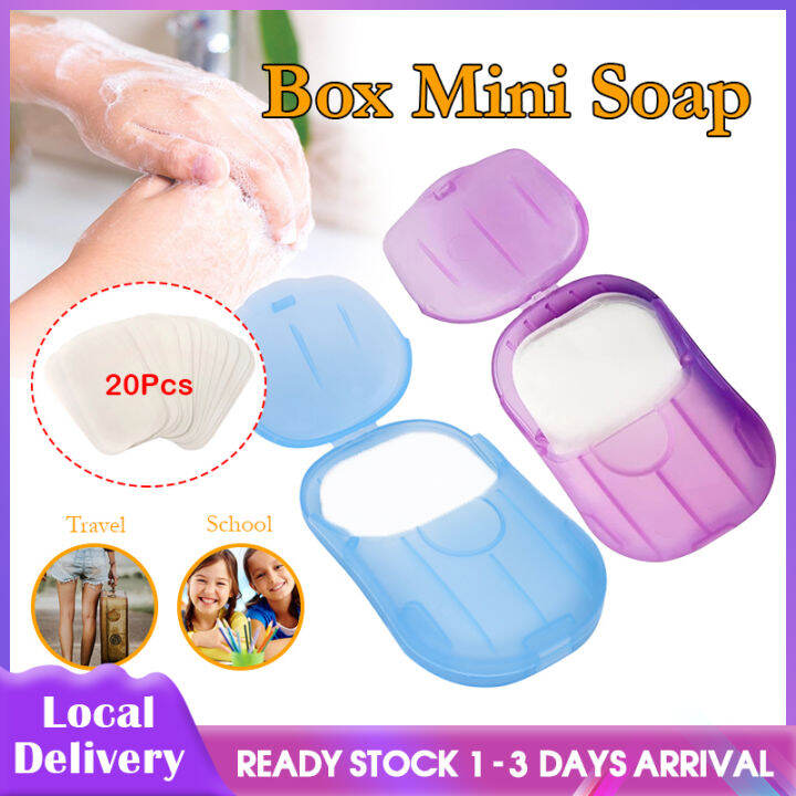 Sabun Tangan Kertas Travel Disposable Soap Tablets Boxed Soap Paper ...