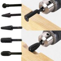 1/4 5PCS Drill Bit Set Cutting Tools for Woodworking Knife Wood Carving Tool Carpentry Wood Cutting Tools WorkDrill Bit Set