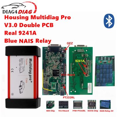 Multidiag Pro Keygen สำหรับ TCS Pro BT PCB คู่2020.23 V3.0 BT NEC รีเลย์9241ชิป R3วินิจฉัยสแกนเนอร์รถยนต์และรถบรรทุกสแกนเนอร์อัตโนมัติ