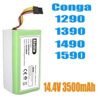 zvhm00 Original 14.4v 3500mAh Lithium-ion Battery For Cecotec Conga 1290 1390 1490 1590 Robot Vacuum Cleaner Battery Gutrend Echo 520