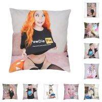 Nordic British Internet Celebrity Belle Delphine Cushion Cover for Sofa Soft Throw Pillow Case Living Room Decoration Pillowcase