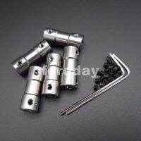 10PCS Aluminum Titanium gray 3 3mm Shaft Motor Flexible Coupling Coupler Length: 25mm dia. 10mm 2Spanners wrench 3 3 xFD484X10 2