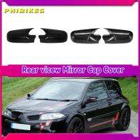 Hans1 1Pair Car Side Rearview Mirror Cover Cap Rear View Renault 2 MK2 2002-2009 Styling