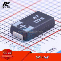 5ชิ้นตัวเก็บประจุแทนทาลัม SMD Polymer 20V 47UF D-Type 7343 20TQC47MYF POSCAP ความจุโพลิเมอร์