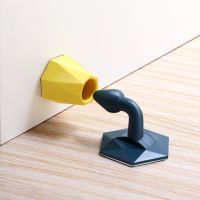 1 PC Silicone Door Stop Stopper Home Adhesive Door Wall Bumper Practical Floor Protective Pad Holder Wall Protectors Bumper