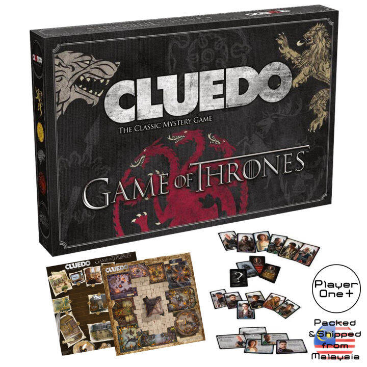 Cluedo Game of Thrones The Classic Mystery Game Board Game Fun Family